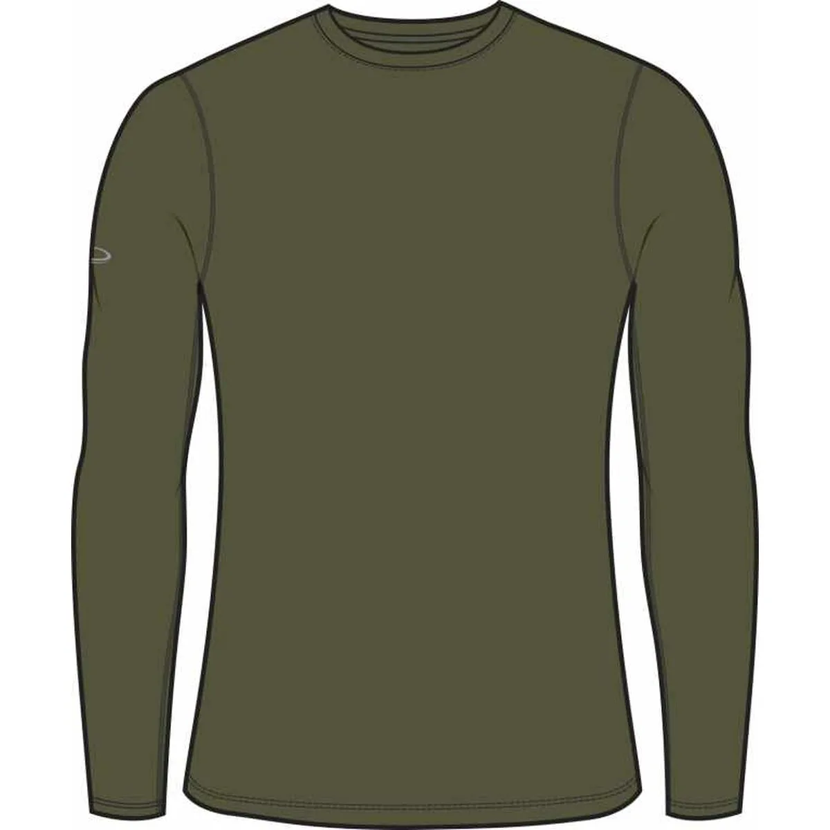 Icebreaker Merino 200 Oasis Crewe Herren Unterhemd, grün