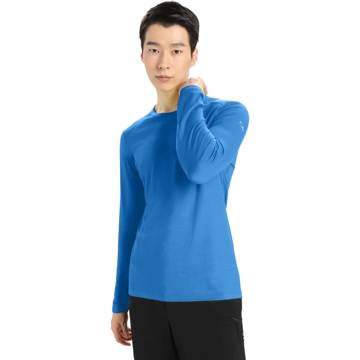 Icebreaker Merino 200 Oasis Crewe Herren Unterhemd, blau