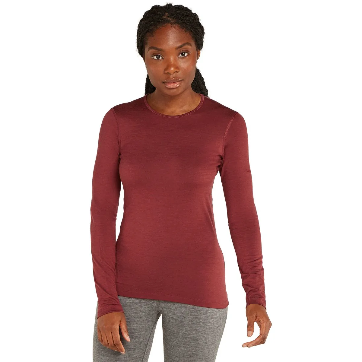 Icebreaker Merino 200 Oasis Crewe Damen Unterhemd, multicolor