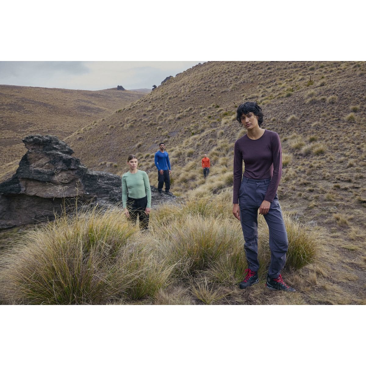 Icebreaker Merino 200 Oasis Crewe Damen Unterhemd, multicolor