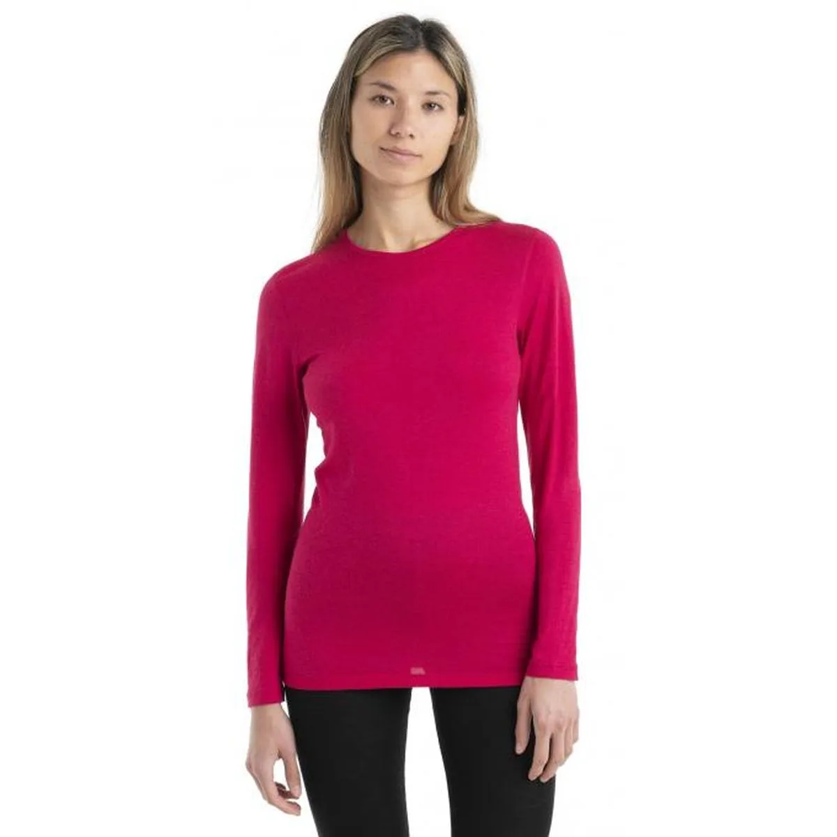 Icebreaker Merino 200 Oasis Crewe Damen Unterhemd, pink