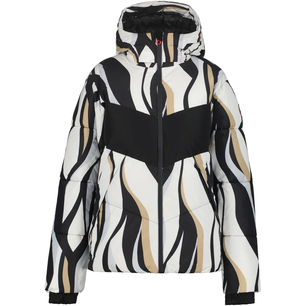 Elsra Damen Skijacke, schwarz 38
