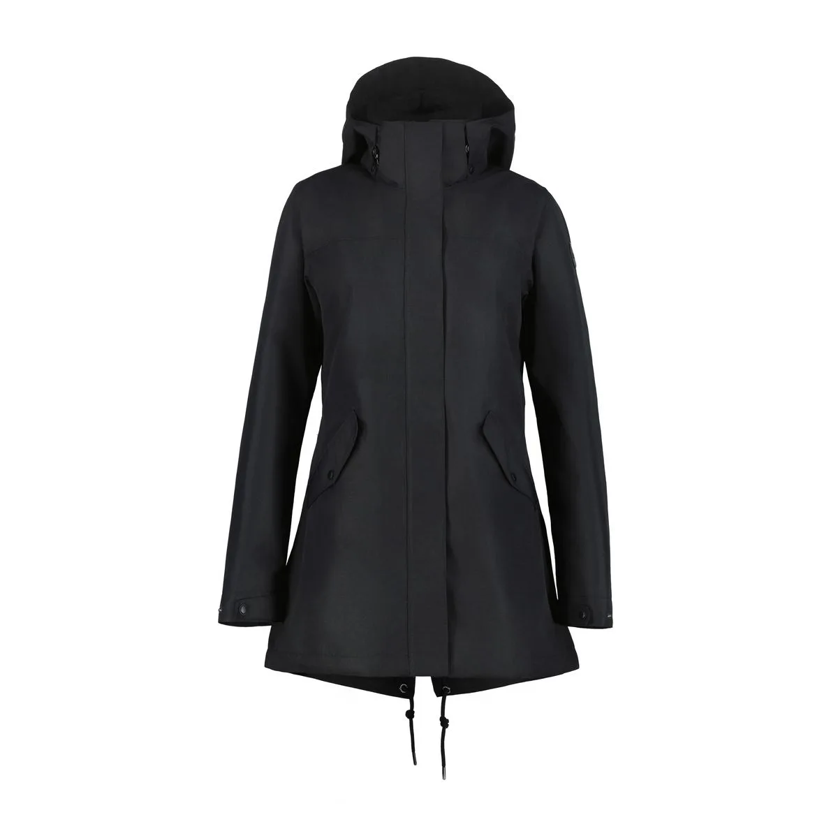 Addis Damen Mantel, schwarz 40