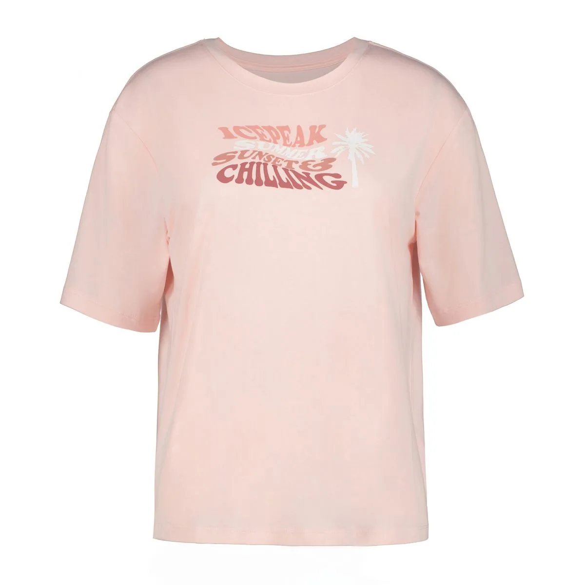 Malibu Damen T-Shirt, pink XL
