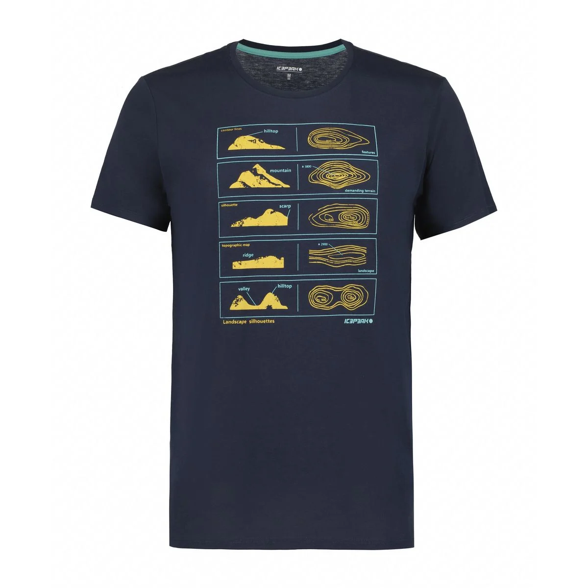 Beeville Herren T-Shirt, blau 3XL