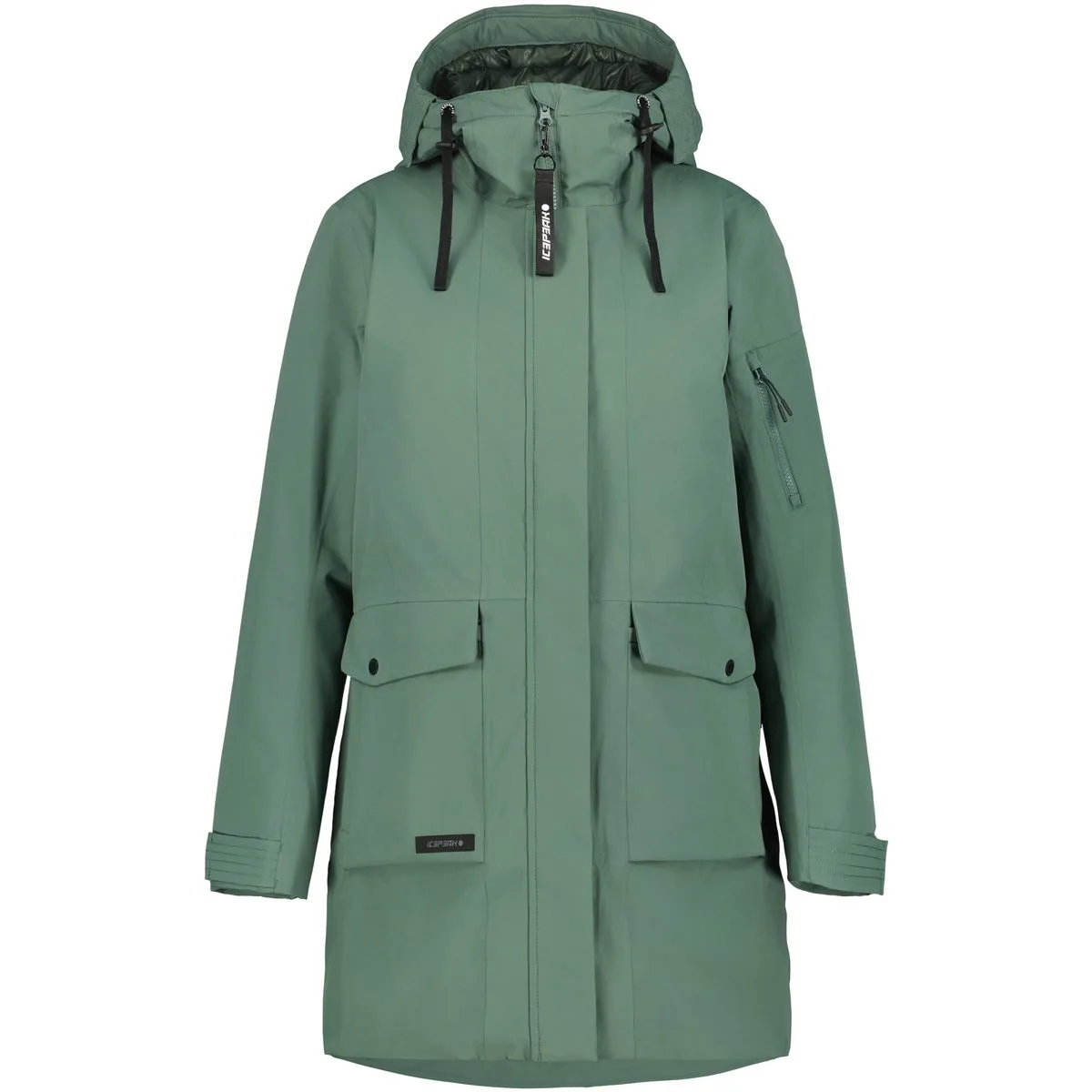 Icepeak Alpena Damen Mantel, grün