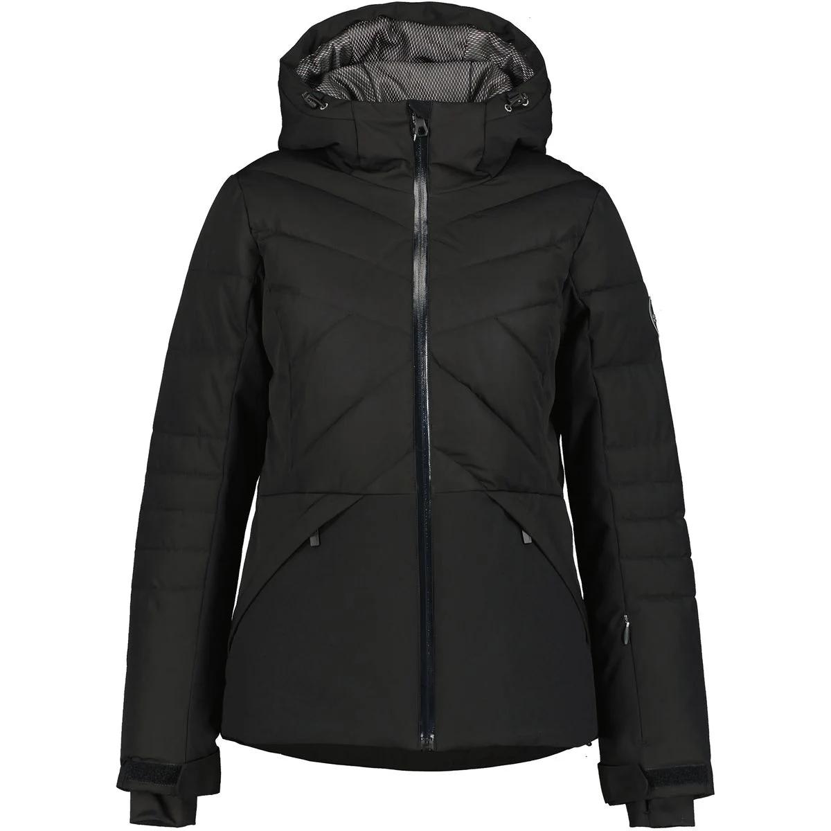 Eveleth Damen Skijacke, schwarz 44