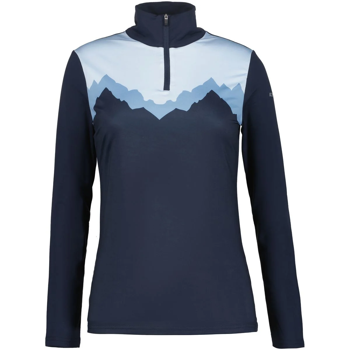 Ellenton Damen Rollkragenpullover, blau M