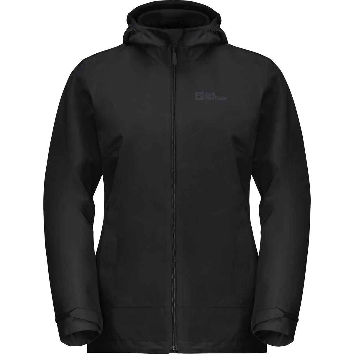 Moonrise 3-in-1 Damen Doppeljacke, schwarz 3XL