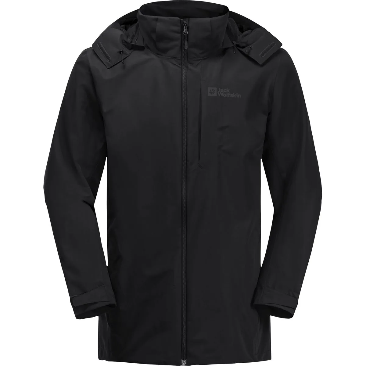 Fernblick 2L Herren Funktionsjacke, schwarz XXXL