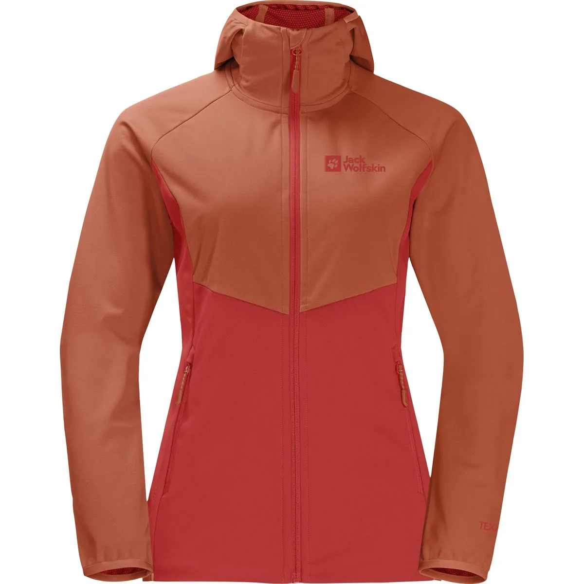 Go Hike Damen Funktionsjacke, orange XL