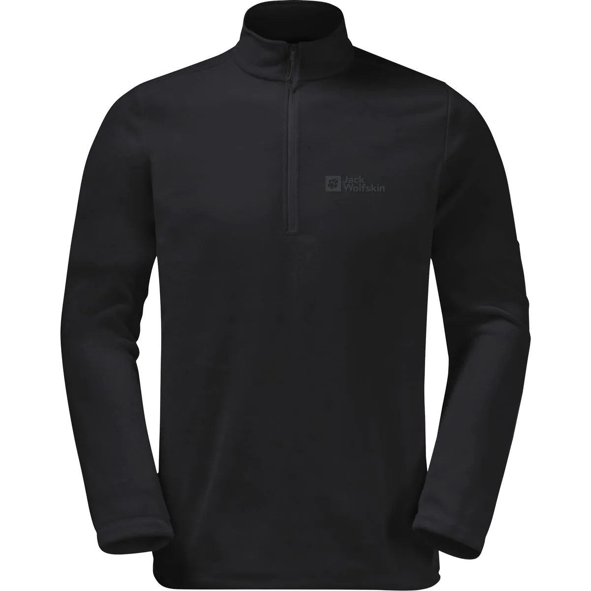 Taunus Half Zip Herren Pullover, schwarz XXL