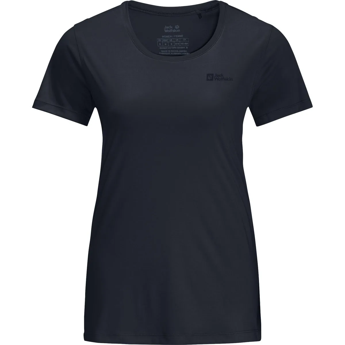 Jack Wolfskin Tech Damen T-Shirt, blau 4064993698176