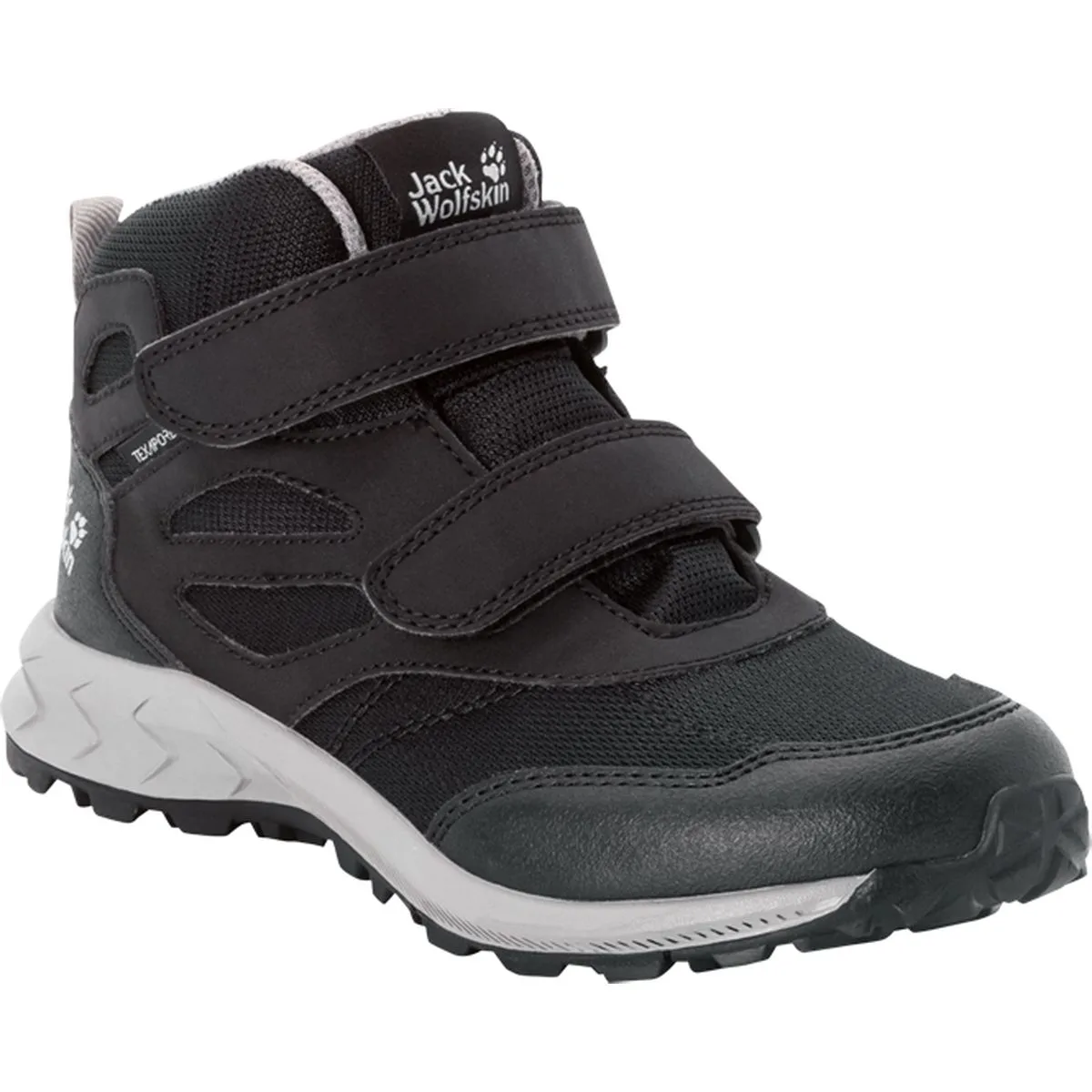 Woodland Texapore Mid Vc Kinder Multifunktionsschuhe, schwarz, Größe 32 32