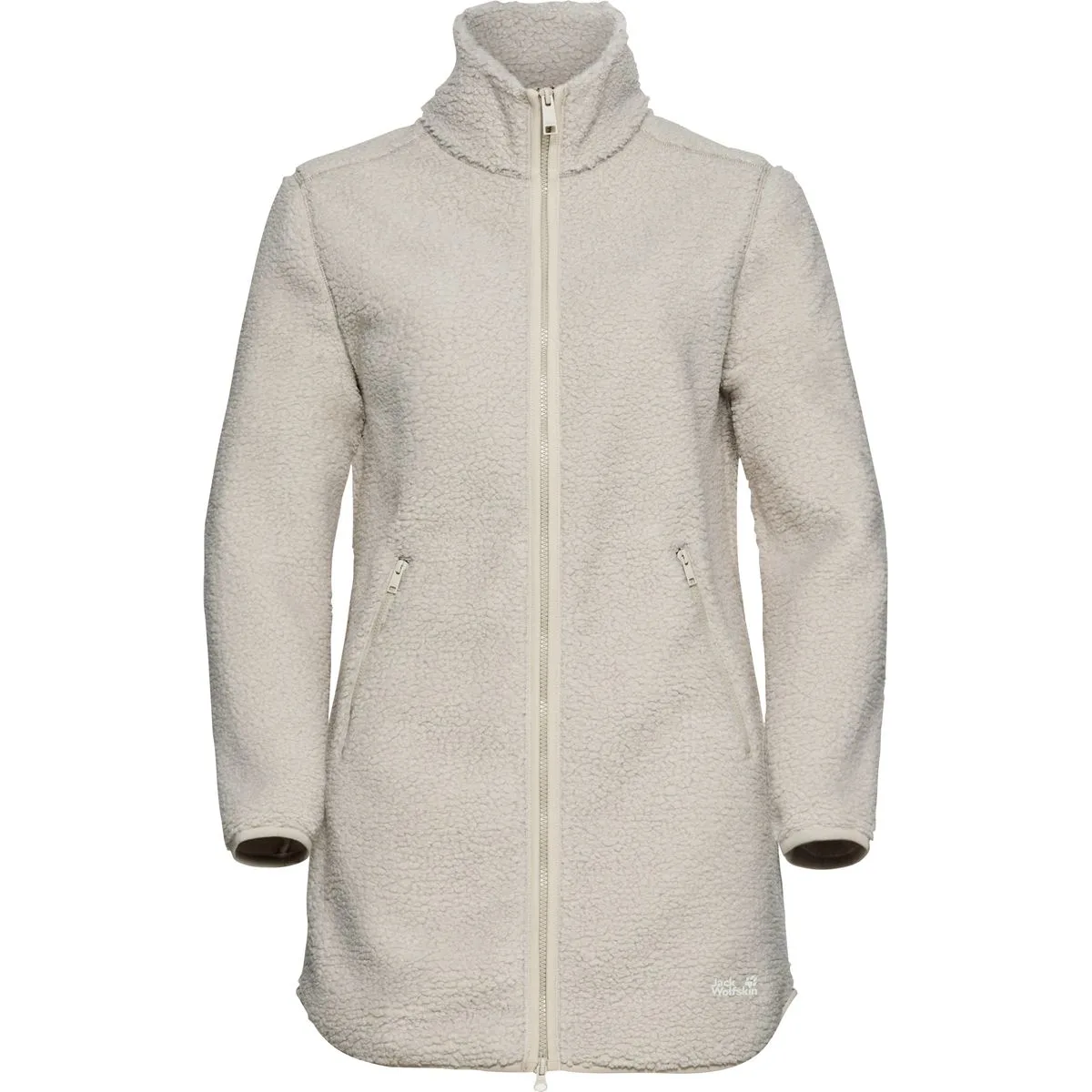 High Curl Damen Mantel, braun M