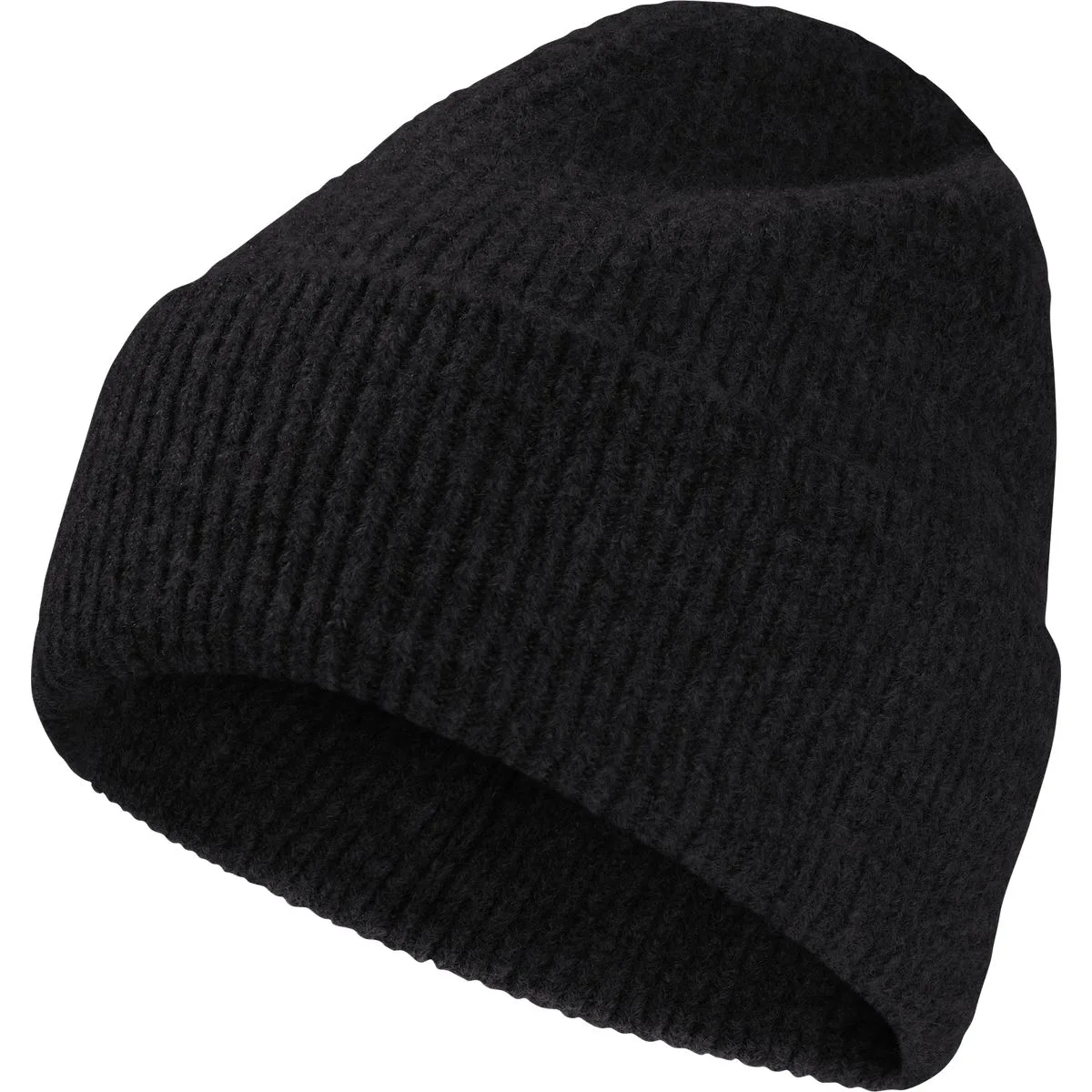 Fuzzy Mütze, schwarz M