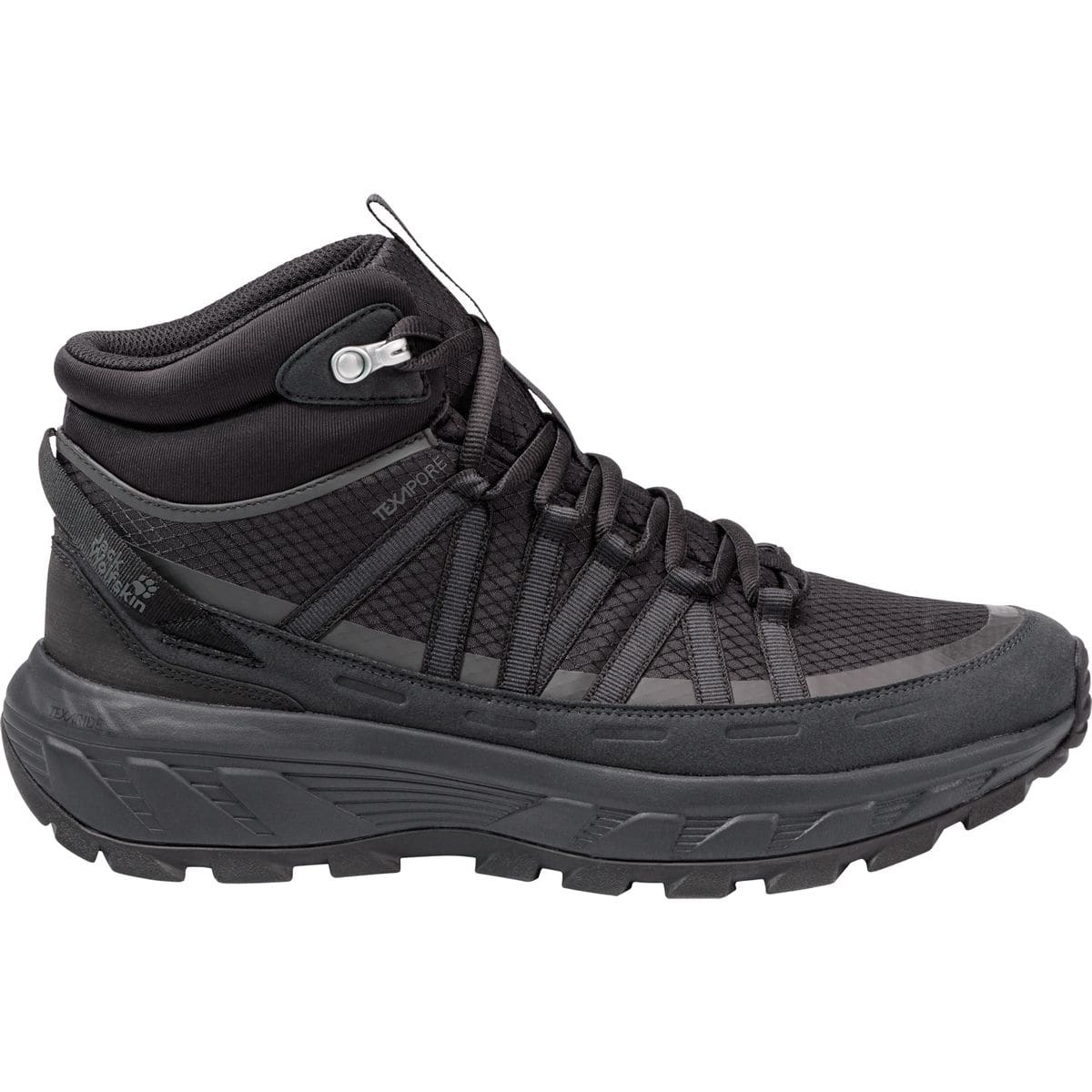 Wild Hike Texapore Mid Herren Multifunktionsschuhe, schwarz, Größe 43 43