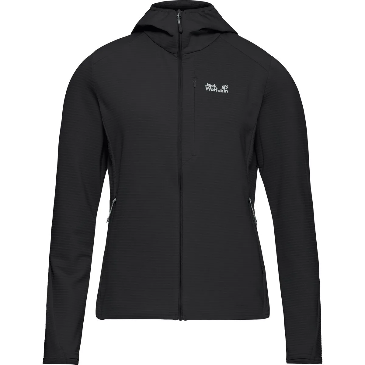 Litestride Hooded Full Zip Damen Funktionsjacke, schwarz M