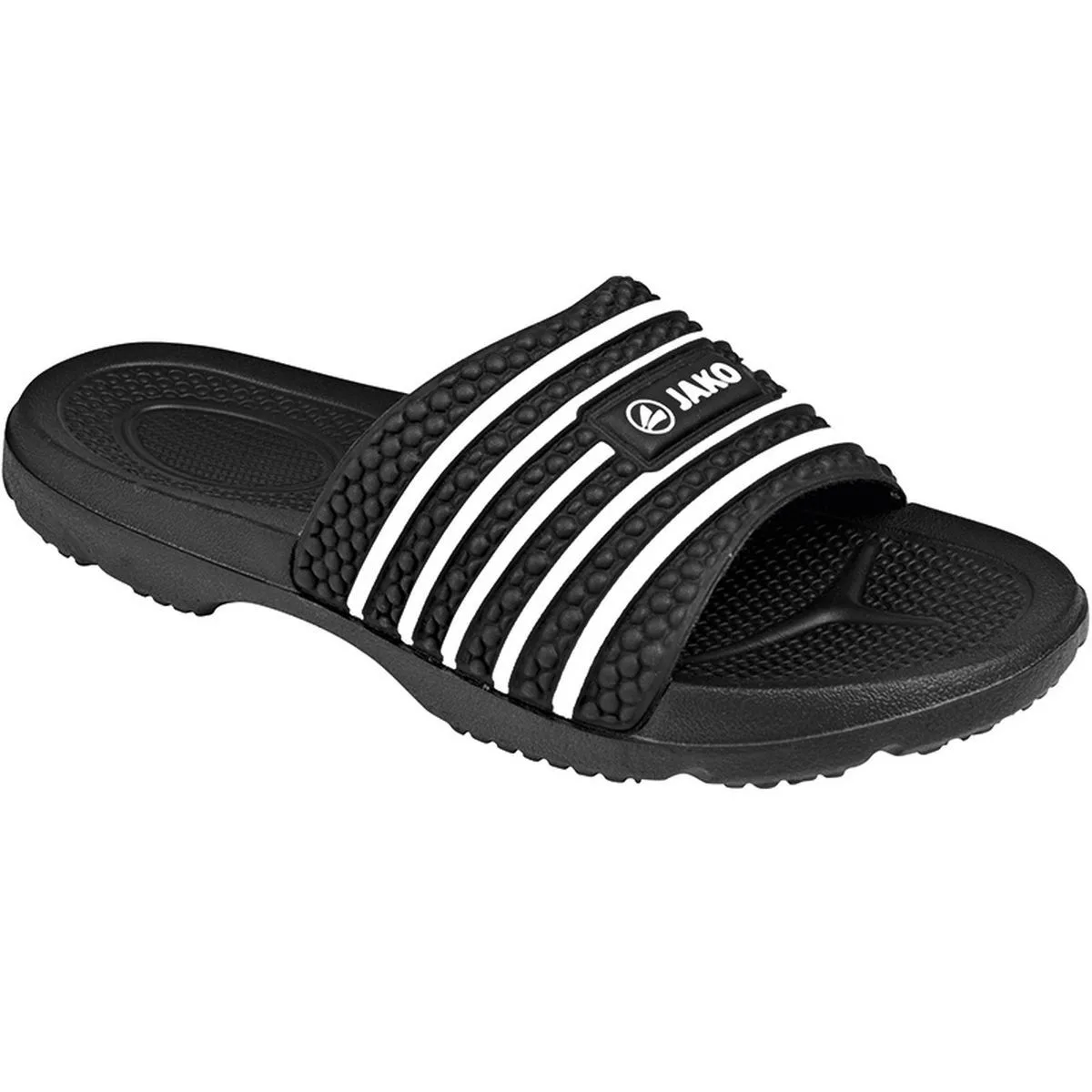 Lette II Kinder Badepantolette, schwarz, Größe 35 35