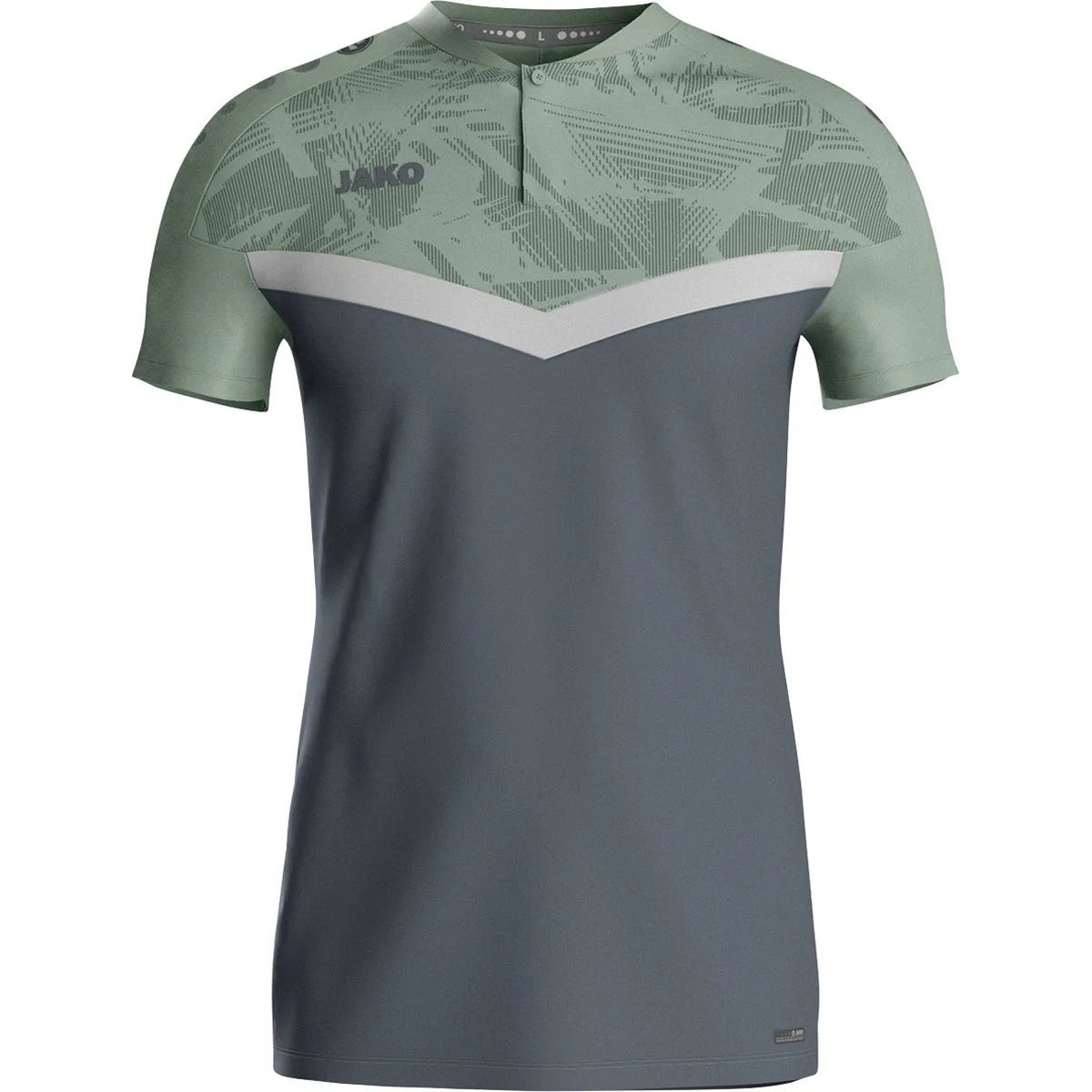Jako Iconic Poloshirt, grau L