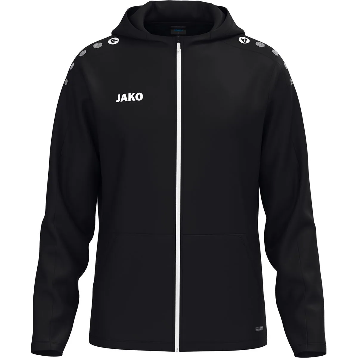 One Kinder Kapuzensweater, schwarz 128
