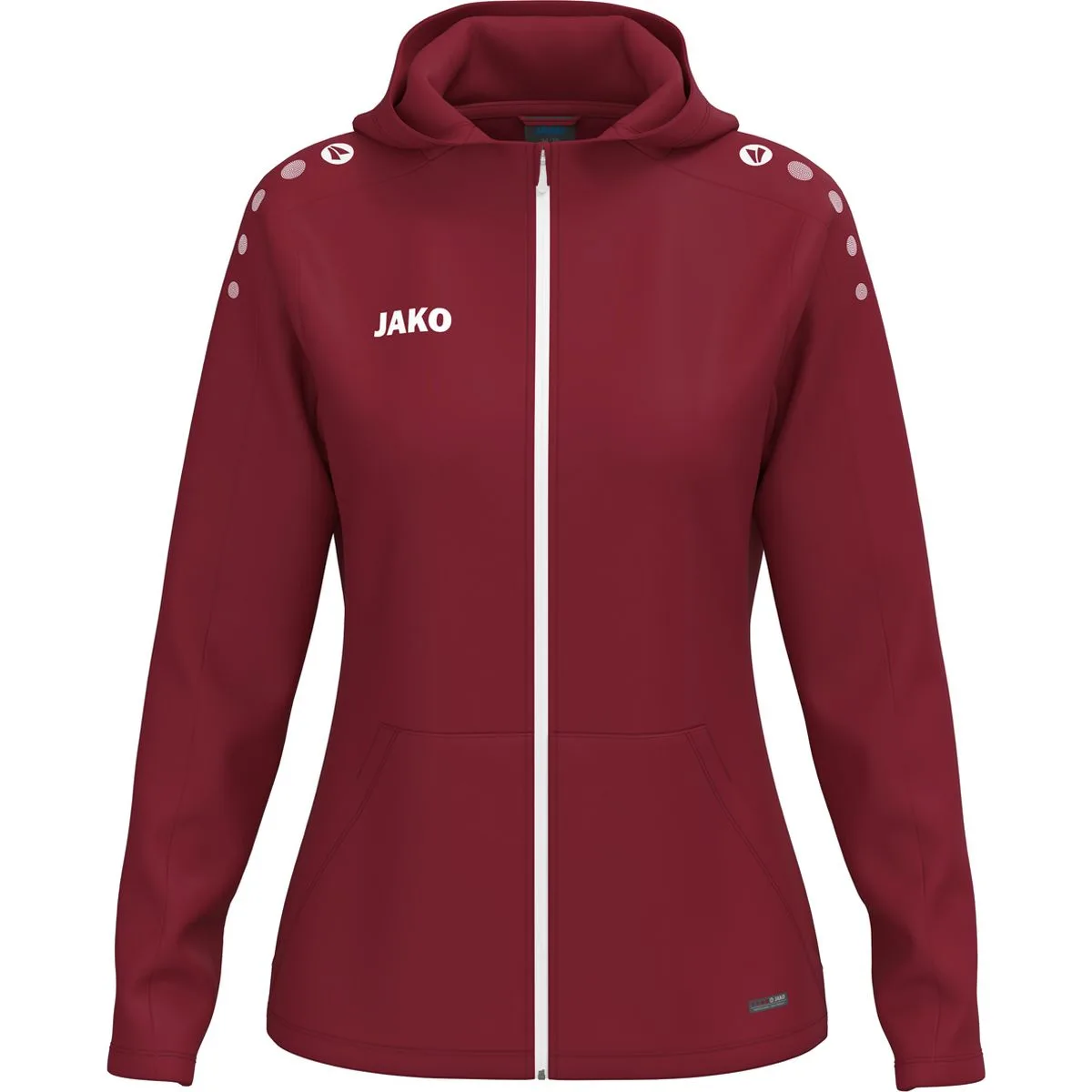 One Damen Kapuzensweater, rot 38/40