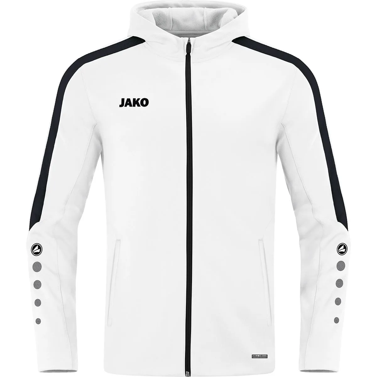 Jako Power Kapuzensweater, weiß L