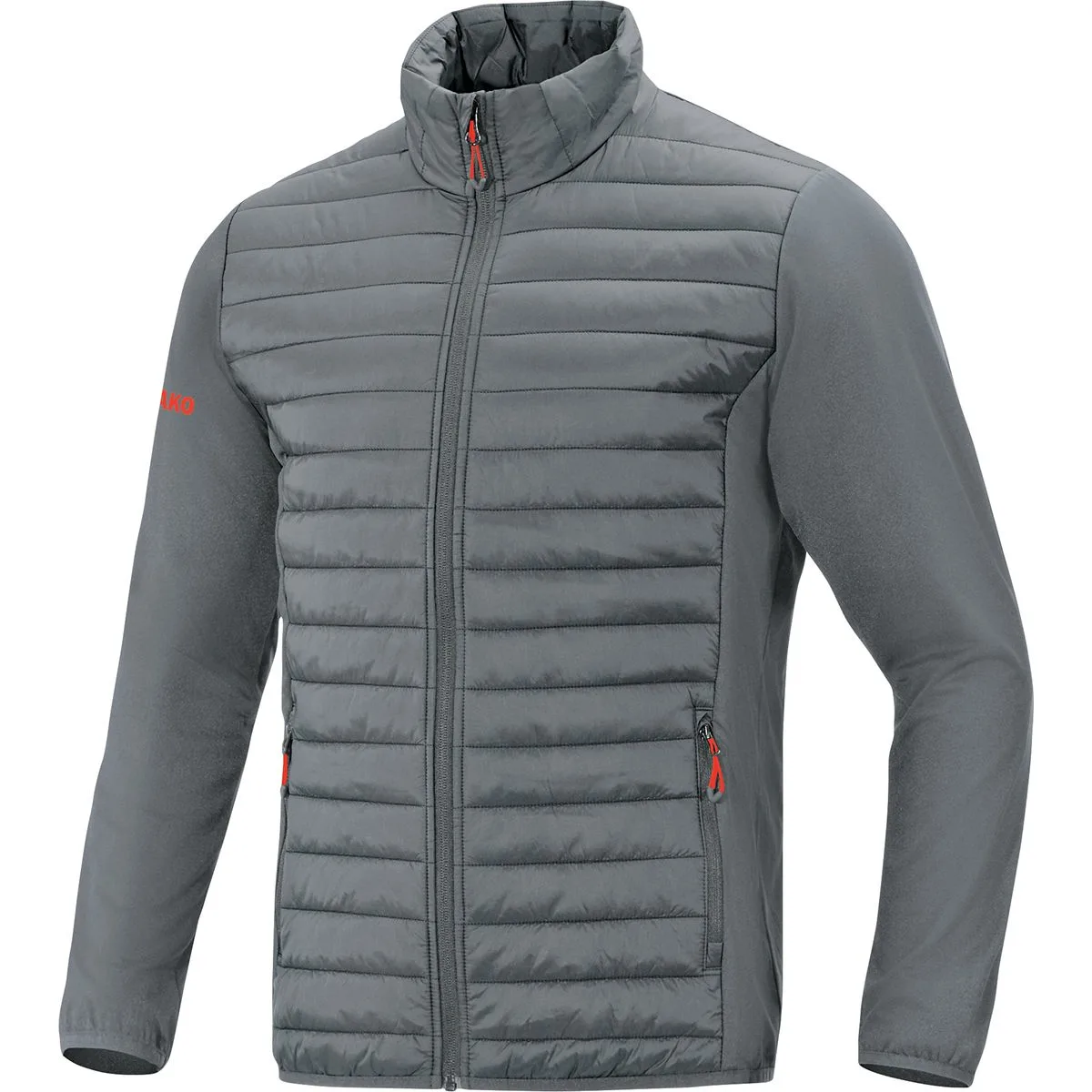Premium Damen Fußballjacke, grau 42