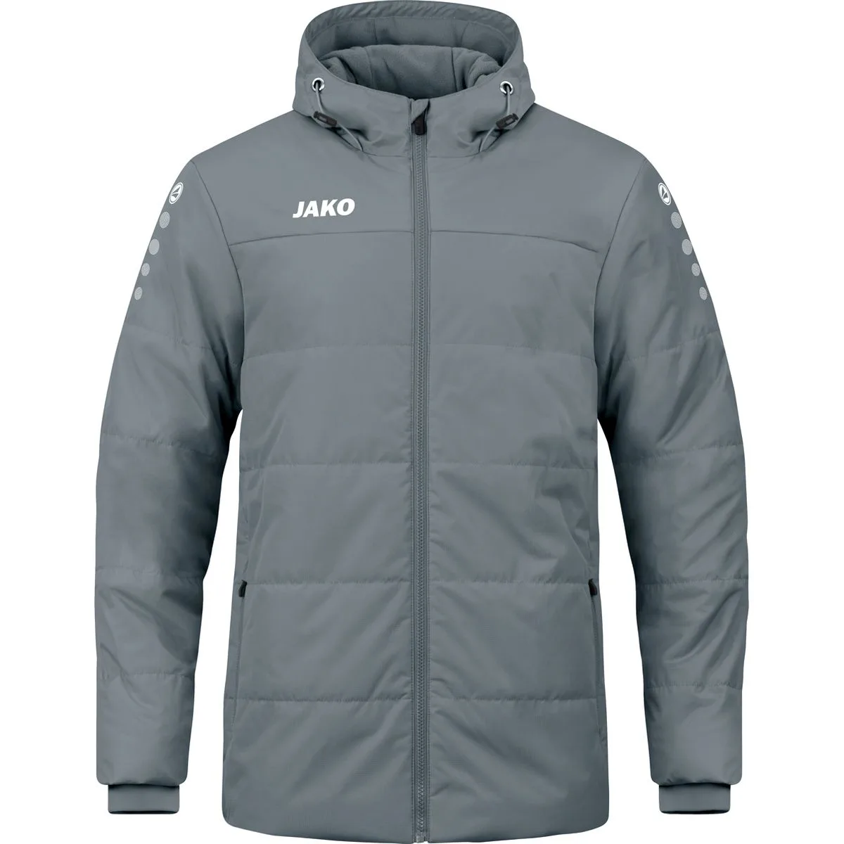Team Kinder Fußballjacke, grau 128
