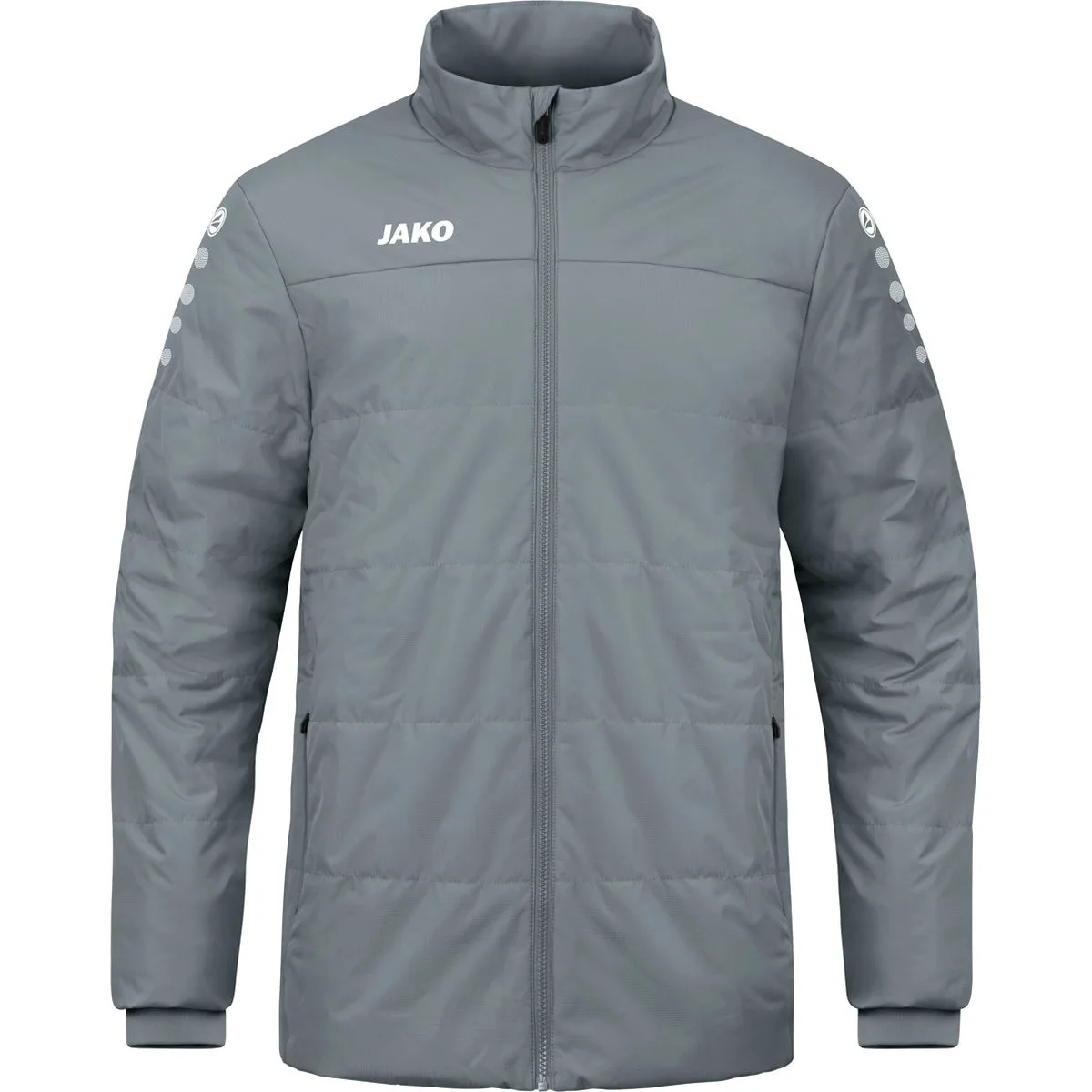 Team Kinder Fußballjacke, grau 152