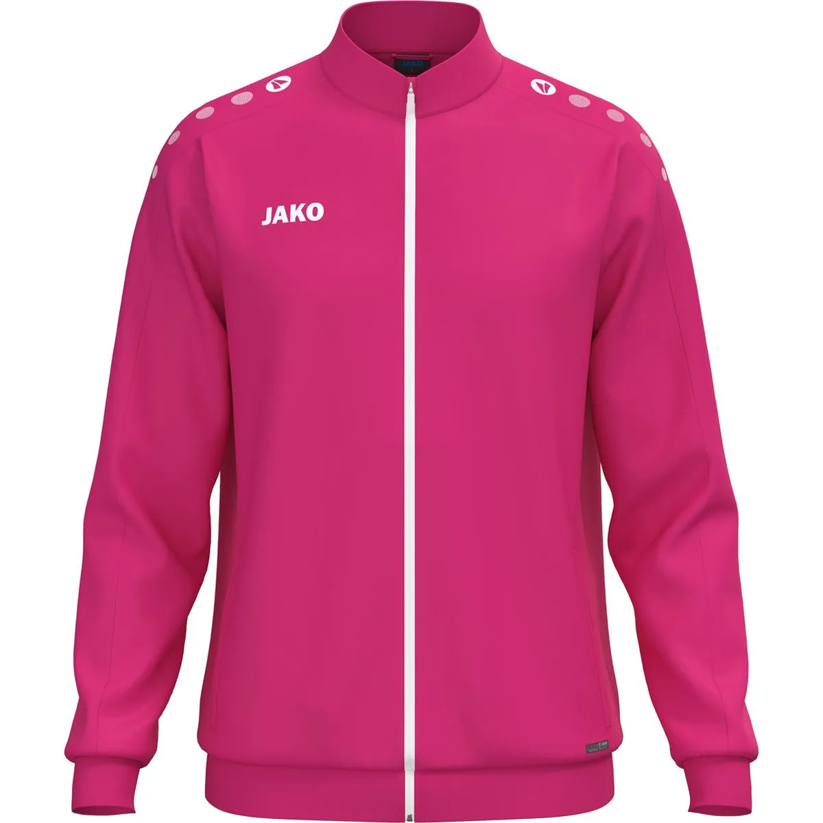 One Kinder Fußballjacke, pink 116