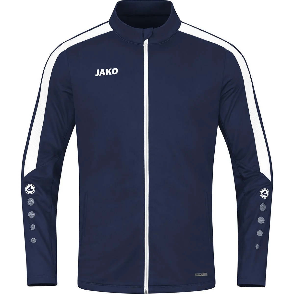 Power Damen Fußballjacke, blau 44