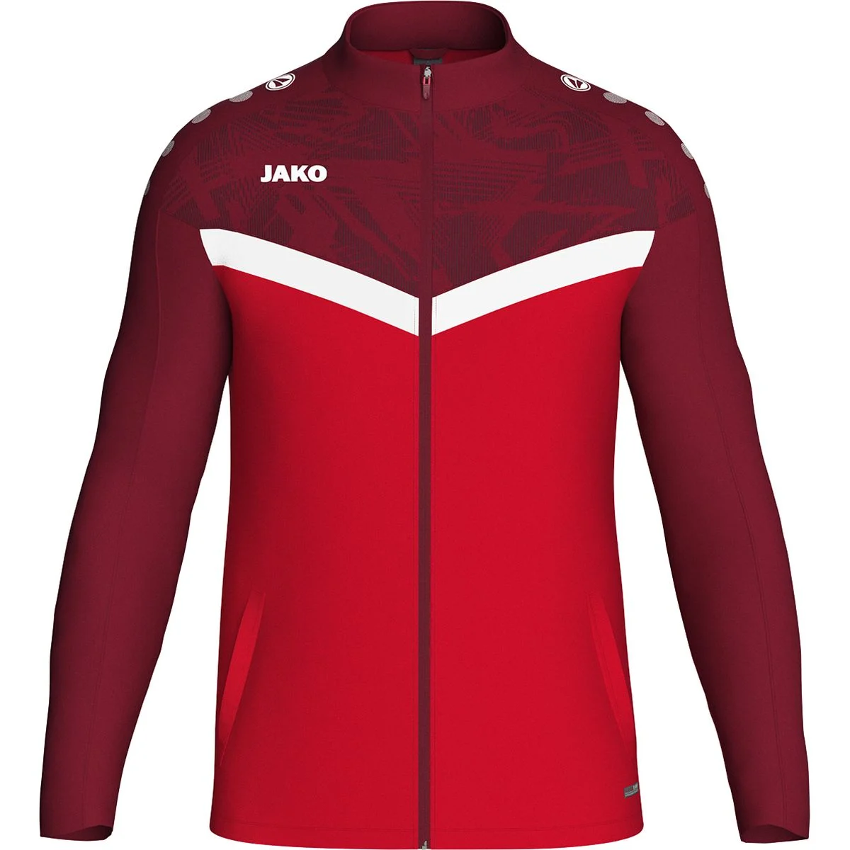 Iconic Kinder Fußballjacke, rot 164