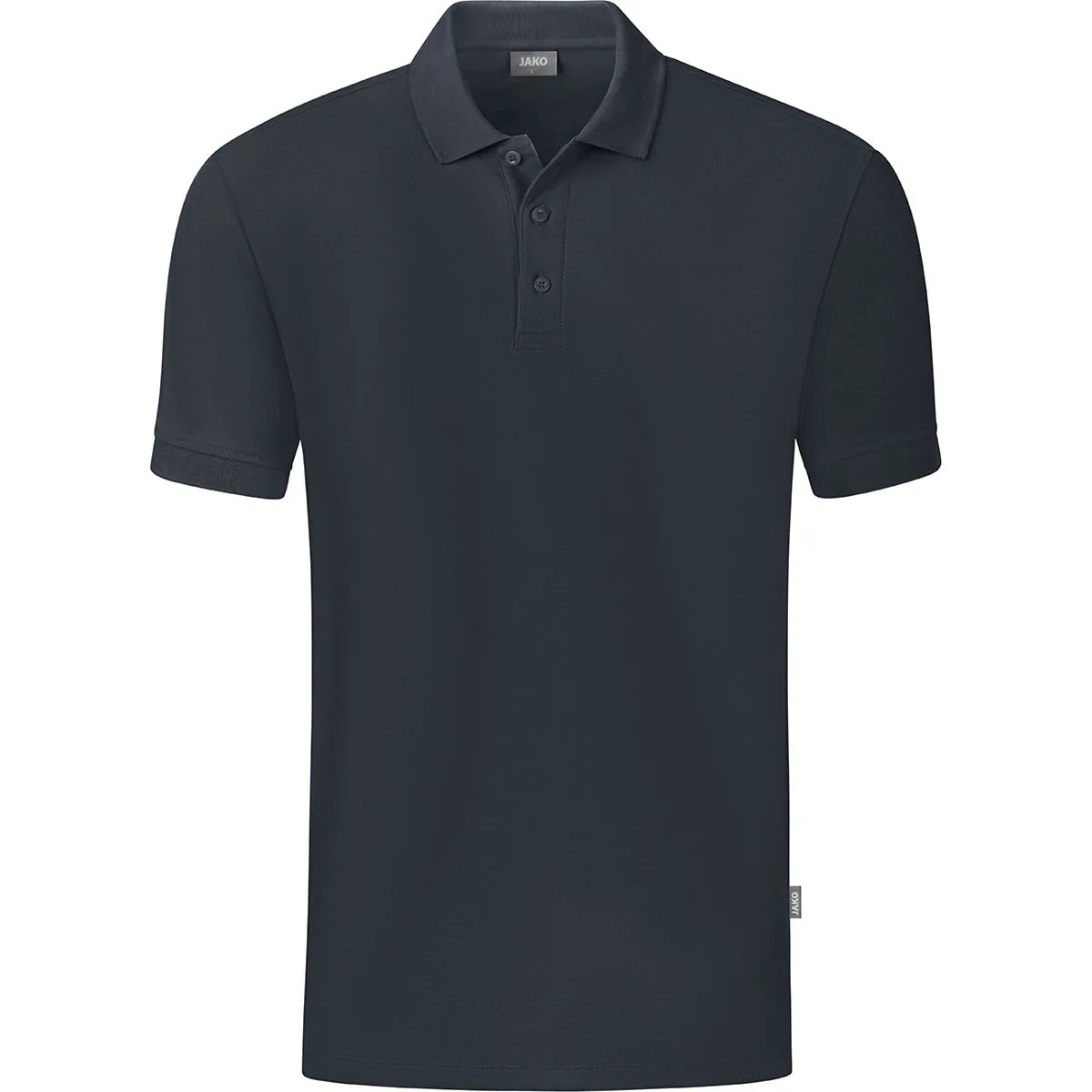 Jako Organic Poloshirt, grau XL
