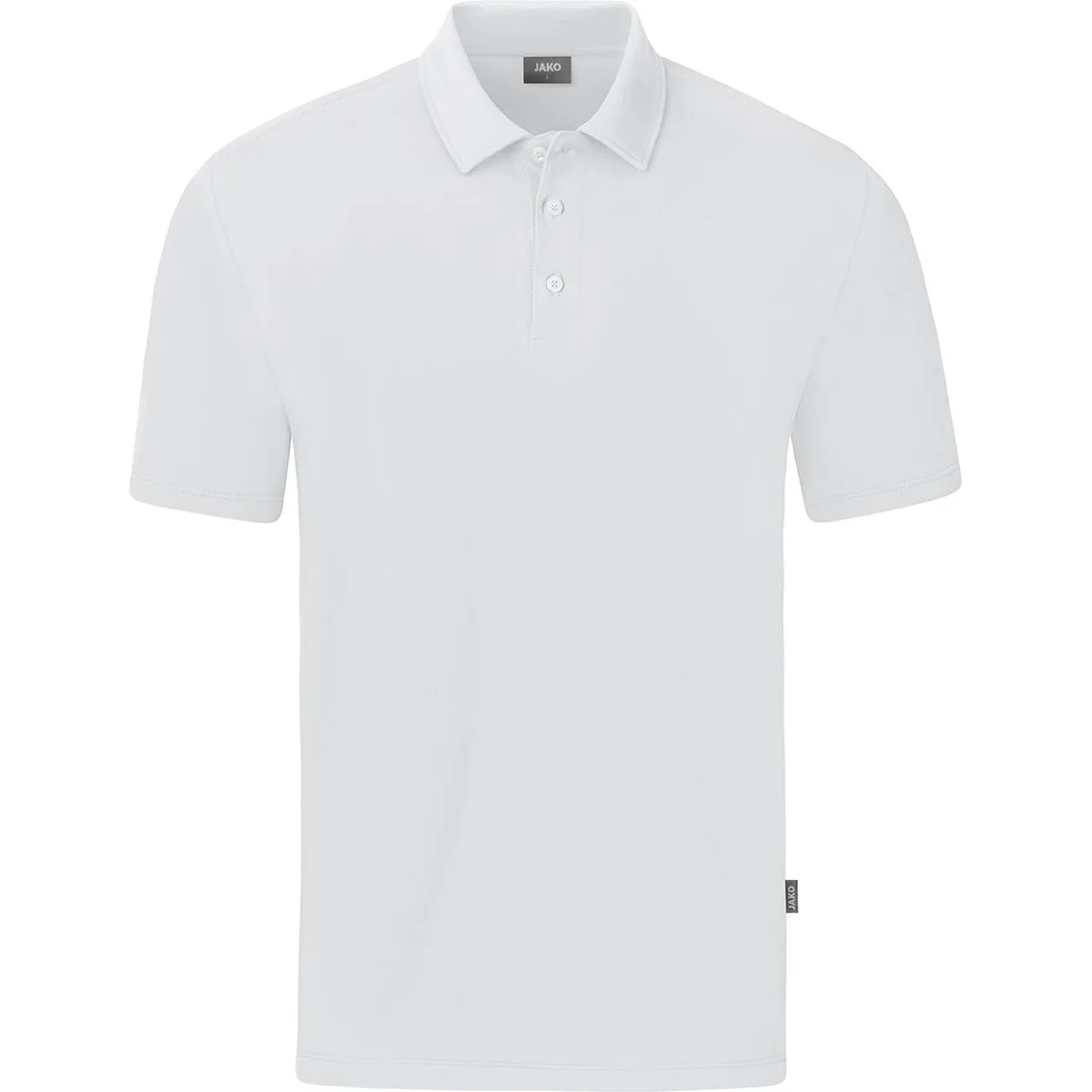 Organic Stretch Poloshirt, weiß M