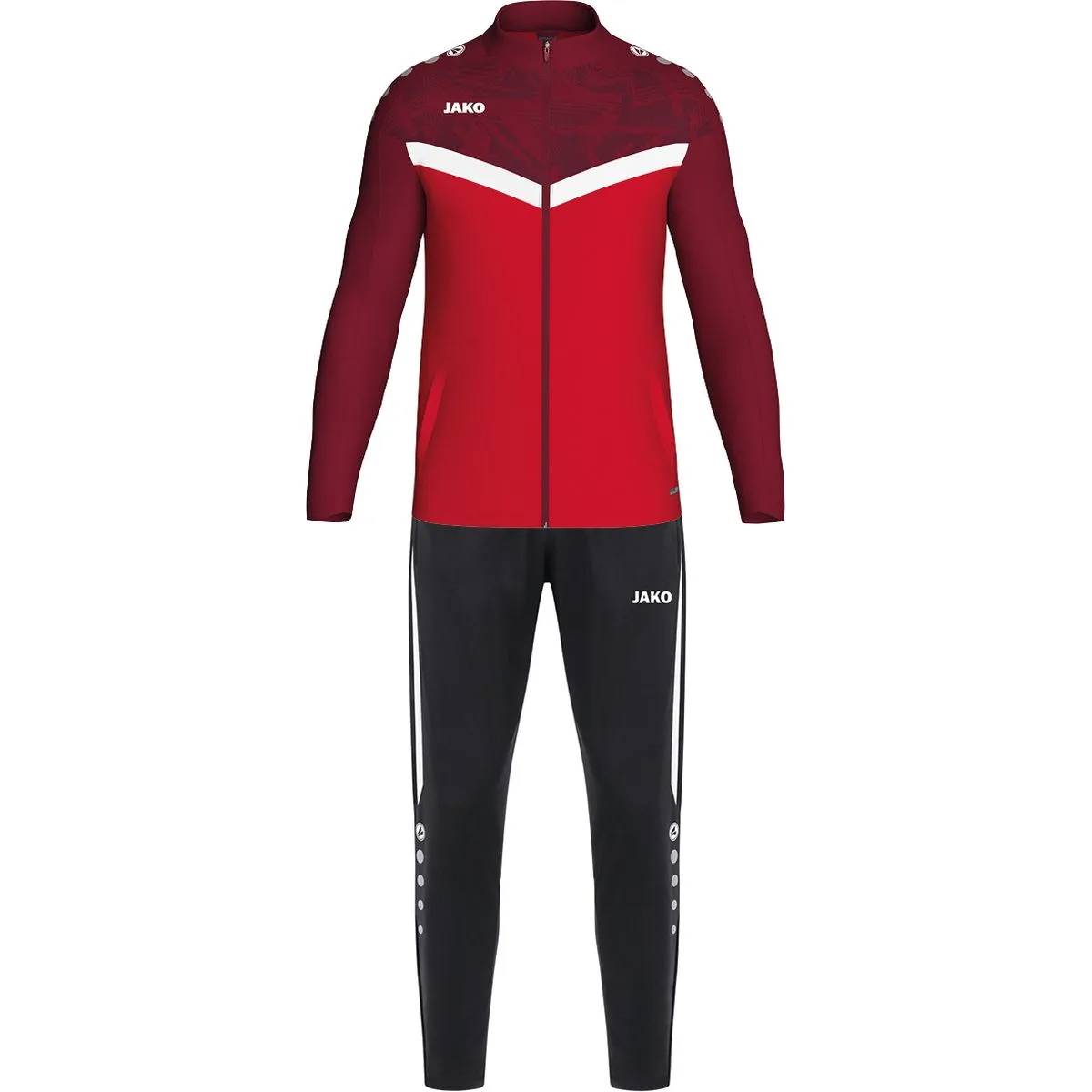 Iconic Kinder Trainingsanzug, rot 140