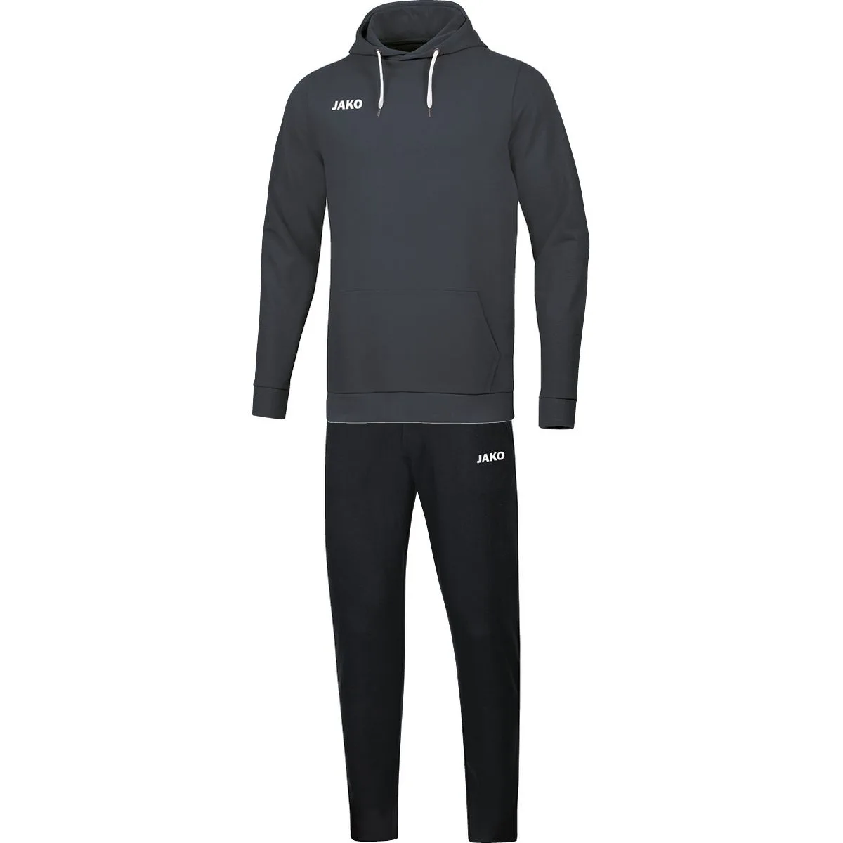 Base Kinder Jogginganzug, grau 152