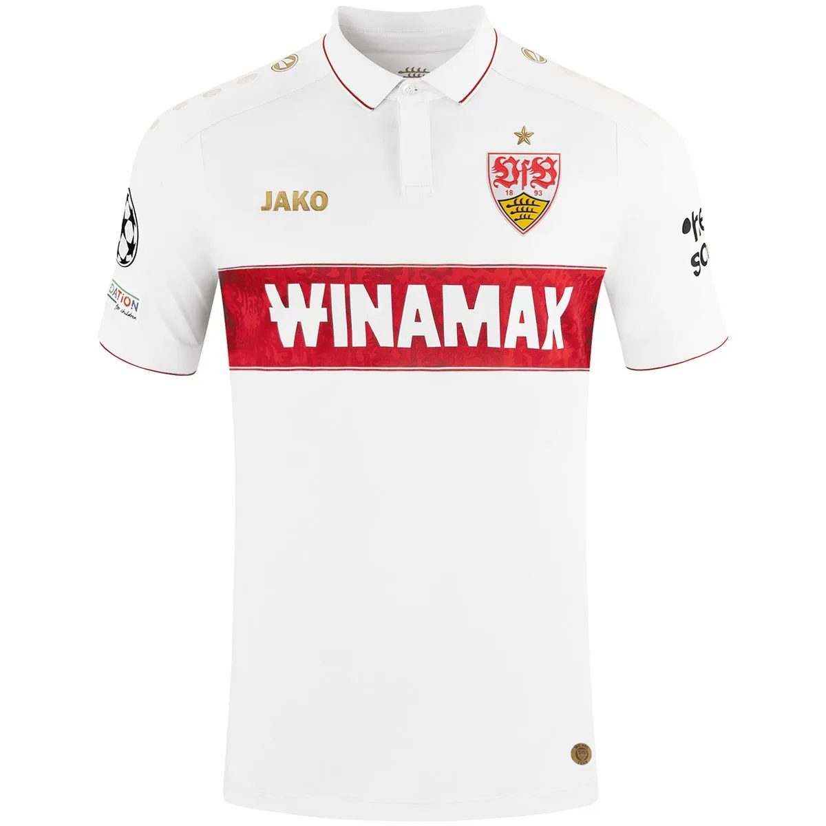VfB Stuttgart International Trikot, weiß XXL