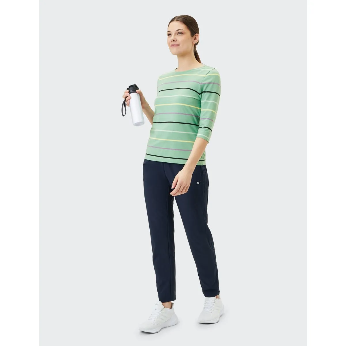 Violetta Damen Longsleeve, grün 48