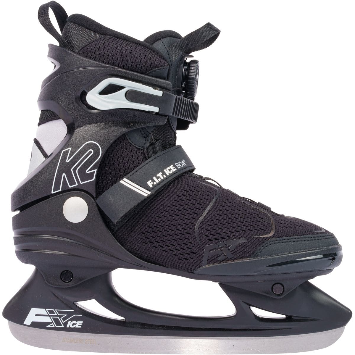 F.i.t. Ice Boa® Herren Eishockeyschuhe, grau, Größe 47 47