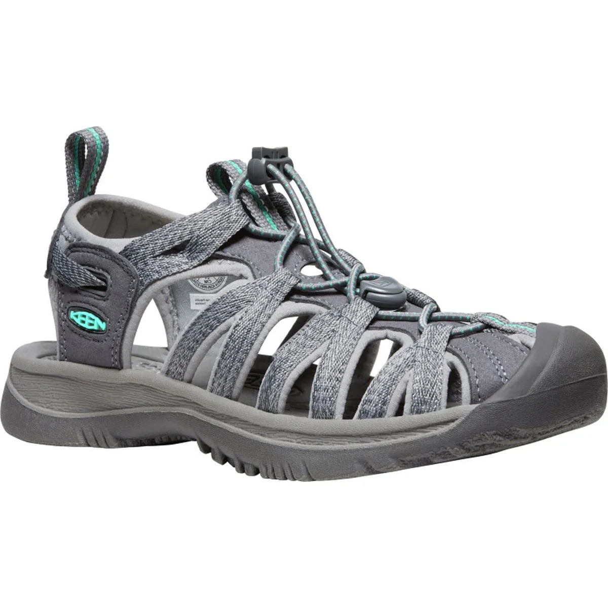 Whisper Damen Trekkingsandalen, schwarz, Größe 39 39