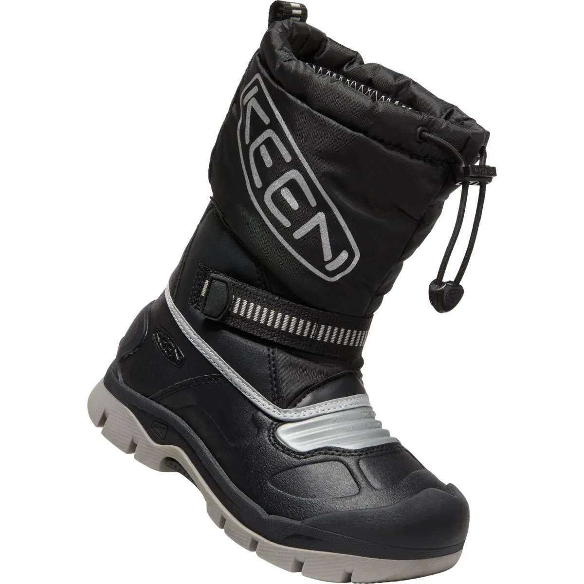 Keen Snow Troll Waterproof Kinder Stiefel, schwarz, Größe 28