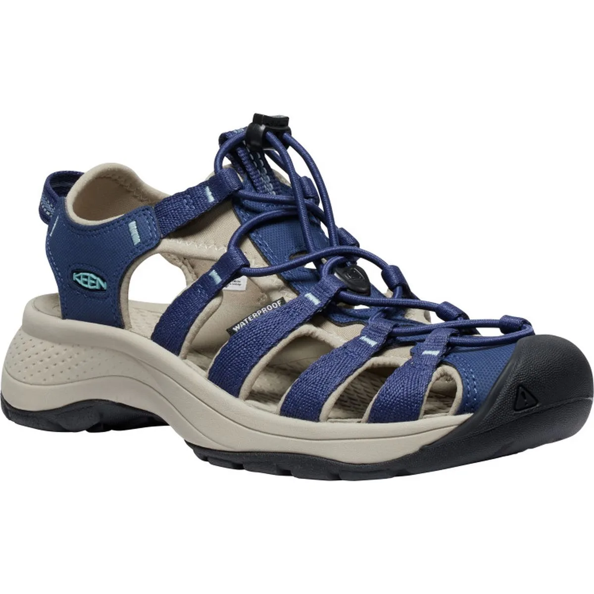 Astoria West Damen Trekkingsandalen, blau, Größe 37 37