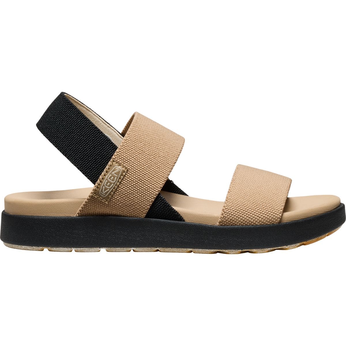 Elle Backstrap Damen Sandalen, braun, Größe 40 40