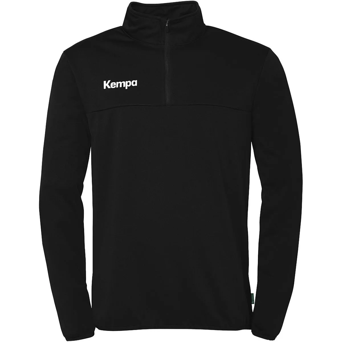 Kempa 1/4 Zip Kinder Sweatshirt, schwarz