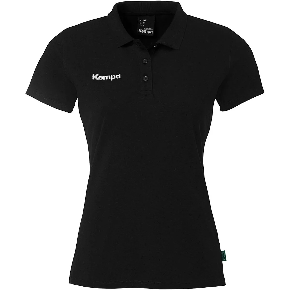 Classic Damen Poloshirt, schwarz L
