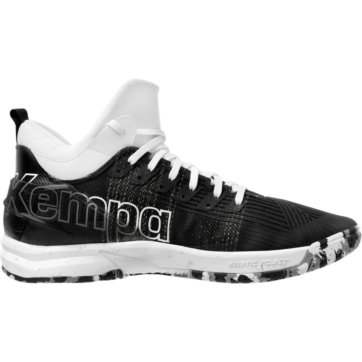 Attack Midcut 2.0 Handballschuhe, schwarz, Größe 48 48