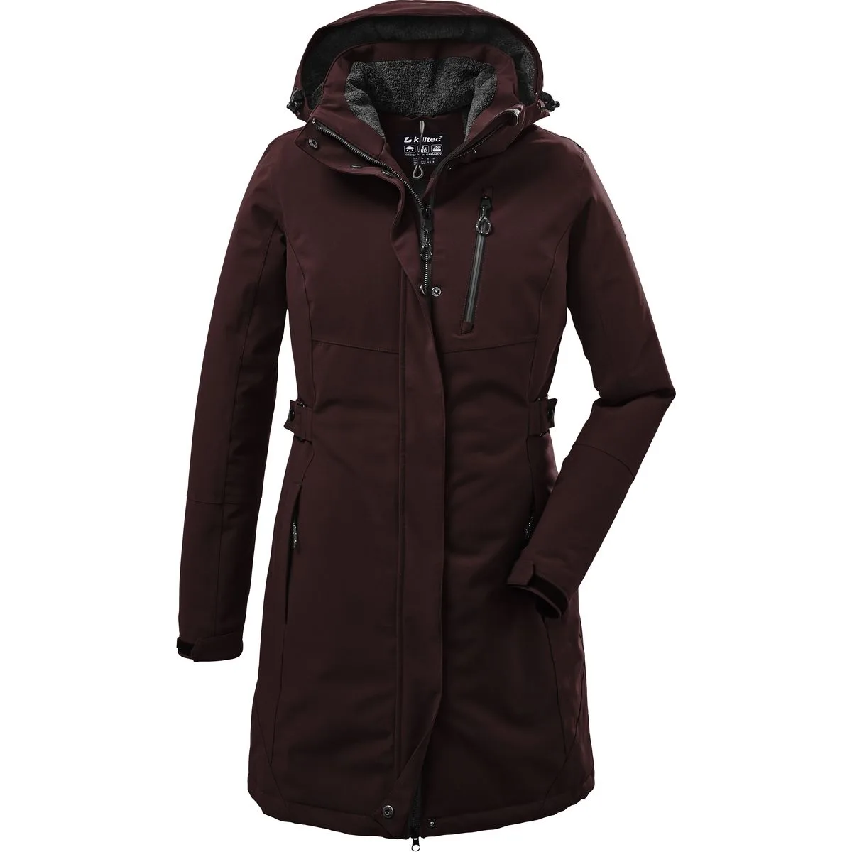 KOW 165 Damen Mantel, rot 50