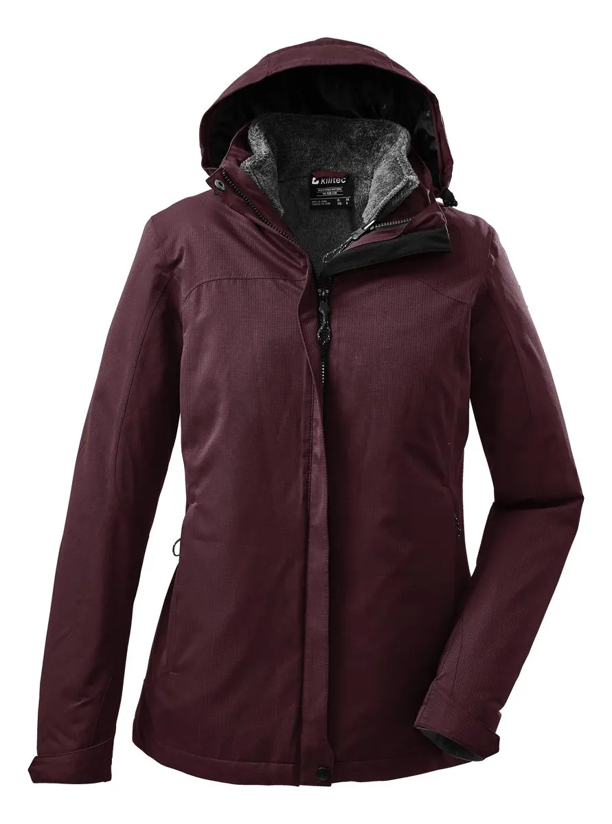 Kow 168 Damen Doppeljacke, rot 40
