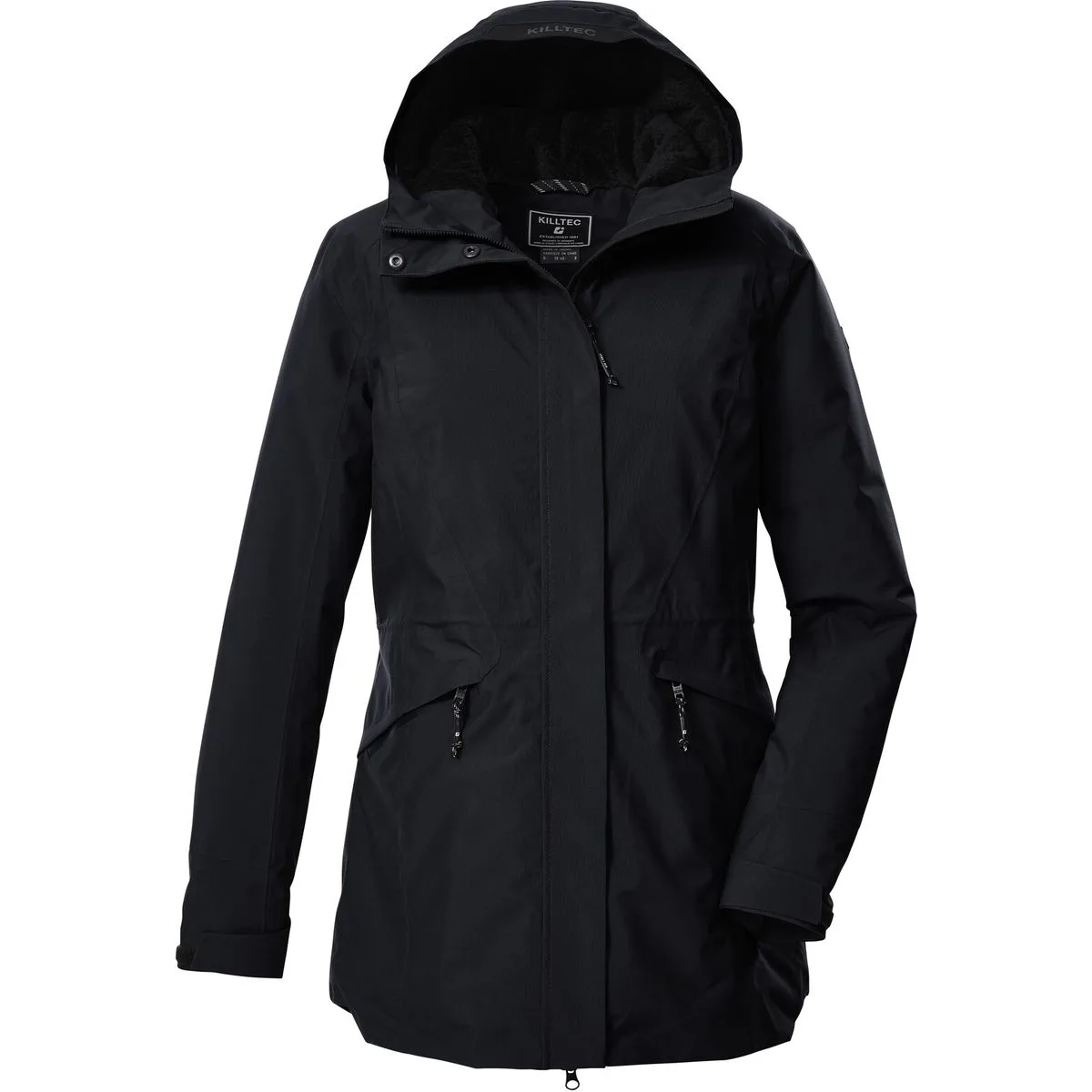 KOW 19 Damen Mantel, schwarz 52